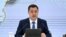 Содир Ҷабборов, раиси ҷумҳурии Қирғизистон, рӯзи 23-юми октябр дар Бишкек нишасти матбуотӣ баргузор кард 