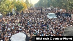 د قاري الیاس د وژنې پرضد په خار کې احتجاجي پرلت. ۲۰۲۱، ۲۳م نومبر