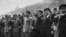 Большевистские лидеры во время парада на Красной площади. 1 мая 1922 г.