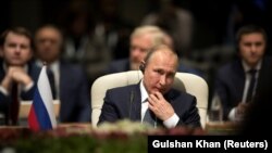 Президент России Владимир Путин на саммите БРИКС в ЮАР
