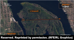 Схема руху порома