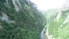 Bosnia and Herzegovina: Vrbas River Canyon, not far from where Viaduct was to build two hydropower plants, Banja Luka, May 26, 2022