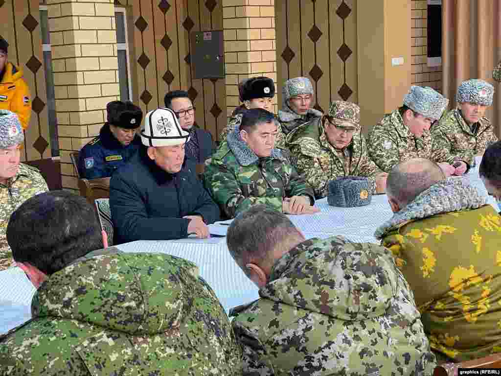 Раҳбарии ҳайатҳои музокиракунанда дар марзро аз ҷониби Тоҷикистон раиси вилояти Суғд Раҷаббой Аҳмадзода ва фармондеҳи нирӯҳои марзбонӣ Раҷабалӣ Раҳмоналӣ ба ӯҳда доштанд. 28-уми январи соли 2022, вилояти Суғд 