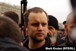 Павел Губарев в Донецке в марте 2014 года