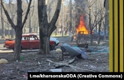 Наслідки російського обстрілу Херсону, 14 березня 2025 року