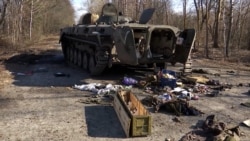 Ukrainian Forces Destroy Russian Armored Column Іn Kyiv Region Ukrainian Forces Destroy Russian Armored Column Іn Kyiv Region