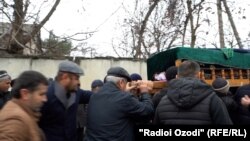 Маросими дафни Маҳмадалӣ Муҳаммадиев. Шаҳри Душанбе, 7-уми январи 2022