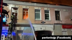 Тушение пожара на улице Киевской в Ялте, иллюстрационное фото