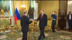 Владимир Путин Раҷаб Таййиб Эрдуғонро қабул кард Владимир Путин Раҷаб Таййиб Эрдуғонро қабул кард