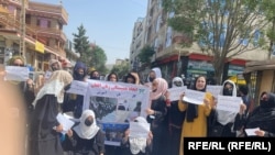 ښځو تر دې مخکې د مې پر ۲۶مه هم په کابل کې مظاهره کړې وه.