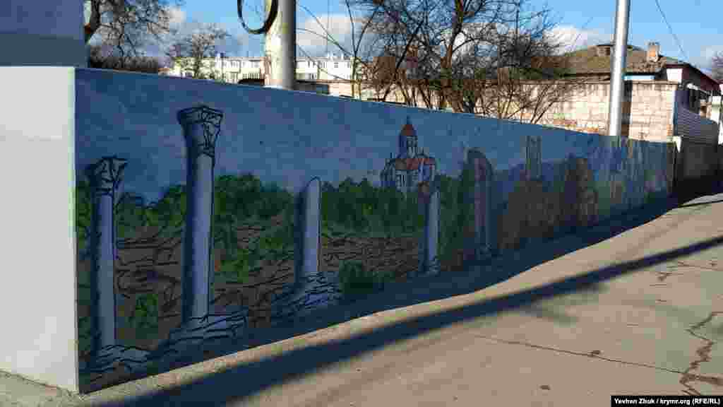 Малюнок Артема Лінькова «Володимирський собор у Херсонесі»