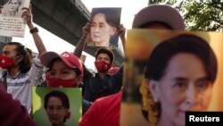 Protesti u Bankoku nakon puča u Mjanmaru