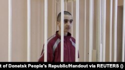 Брагим Саадун во время суда в Донецке