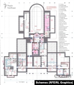 План цокольного поверху маєтку Медведчука