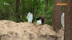 Зв'язані руки, прострілені коліна і скроні: поблизу Бучі знайшли ще одну братську могилу Зв'язані руки, прострілені коліна і скроні: поблизу Бучі знайшли ще одну братську могилу