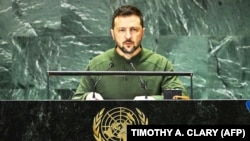 Президент Зеленський виступає на Саміт майбутнього ООН. 23 вересня 2024 року