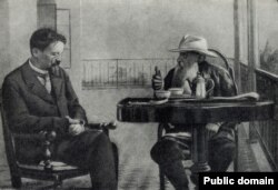 Чехов и Лев Толстой в Гаспре