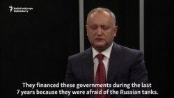 Moldovan President Says West Backed 'Corrupt' Governments Moldovan President Says West Backed 'Corrupt' Governments
