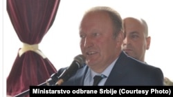 Živanović na dodeli vojnih spomenica pripadnicima 125. motorizovane brigade u Kruševcu, 4. jun 2019.