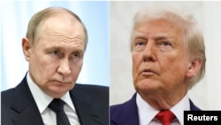 Președintele rus Vladimir Putin și președintele american Donald Trump (colaj foto).