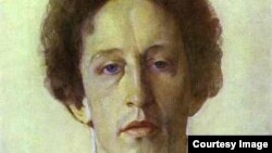 К. Сомов. Портрет Блока.