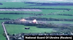 Удар по російському командному пункту під Ізюмом, квітень 2022 року