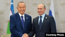 Уфа, соли 2015. Мулоқоти президентони Ӯзбакистон ва Русия - Ислом Каримов ва Владимир Путин