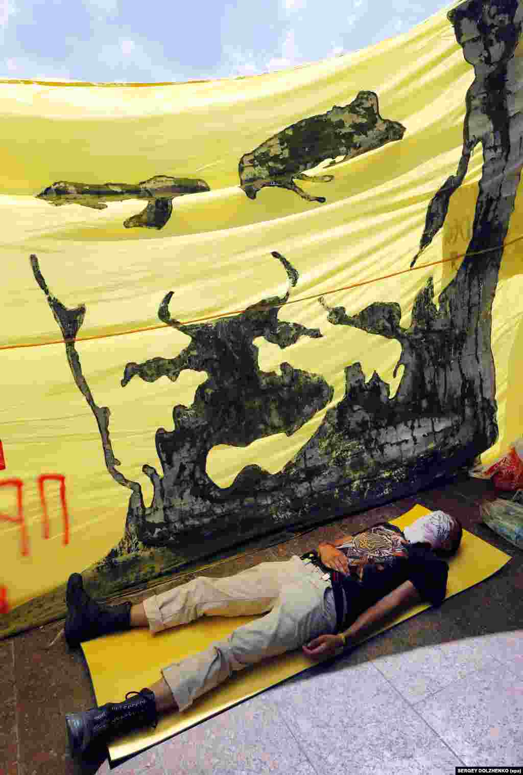 Третій день «Мовного майдану». Київ, 5 липня 2012 року