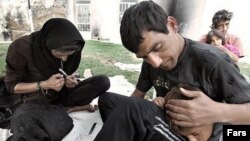 بیش از ۳۵ تن از بازداشت شدگان «معتاد متجاهر» بودهاند. (تصویر، آرشیوی است).