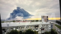 Последствия одного из ударов дронов (иллюстративное фото)