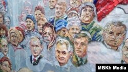 Мозаика в храме Вооруженных сил России