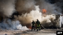 Внаслідок влучання виникла пожежа. Фото архівне 