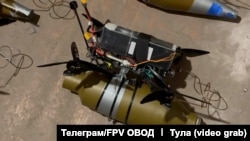 Російський FPV «Овод» у бойовому спорядженні