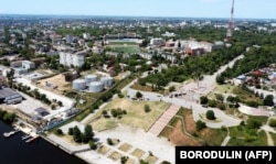 Херсон з висоти у травні 2022 року