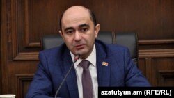 Edmon Marukian is the leader of the Bright Armenia opposition party. (file photo)