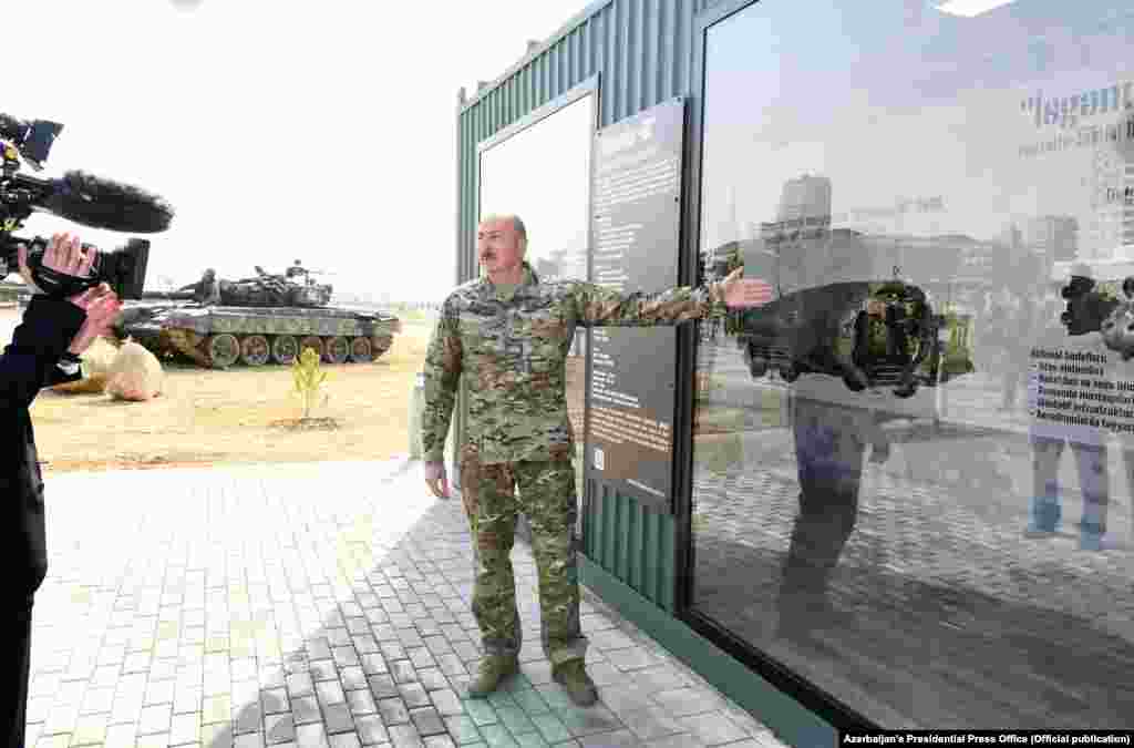 Представлены обломки ракеты «Искандер-М», выпущенной, по словам Алиева, по городу Шуше (арм. – Шуши)