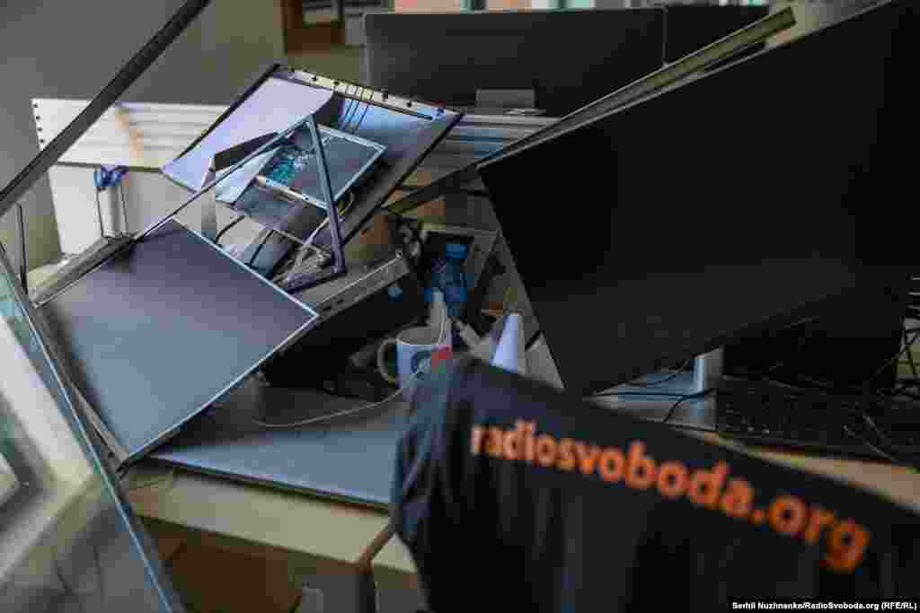 Внаслідок атаки Росії на Київ постраждала і редакція Радіо Свобода