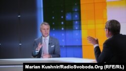 Юрій Вітренко у студії Радіо Свобода