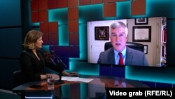 Fred Fleitz, nënkryetar i Institutit “America First Policy”, gjatë intervistës për Radion Evropa e Lirë.