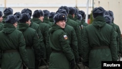 Russian authorities have pressured conscripts -- who are not allowed to be sent into combat -- to sign contracts for military service.
