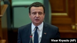 Kosovo's acting Prime Minister Albin Kurti (file photo)
