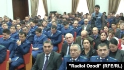 Нишасти Шӯрои ҳамоҳангсози фаъолияти мақомоти ҳифзи ҳуқуқ.