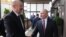 Президент Азербайджана Ильхам Алиев и президент РФ Владимир Путин (слева направо). Россия, Сочи, 2019 год