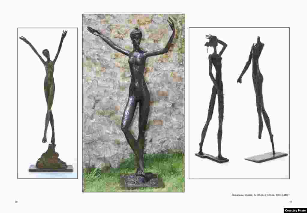 Муҷассамаи  сохтаи Амрӣ Аминов, муҷассамасози тоҷики муқими Фаронса. 