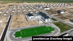 Selo u okrugu Aghdam za vrijeme njegovog zvaničnog otvaranja u maju 2025.