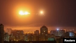 Російська армія у ніч на 24 квітня провела комбіновану(«Кинджали» та інші ракети, дрони)