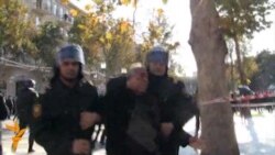 Полис талабгорони ҳуқуқро дар Боку пароканда кард Полис талабгорони ҳуқуқро дар Боку пароканда кард