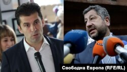 Кирил Петков и Христо Иванов. Колажът е направен от Свободна Европа