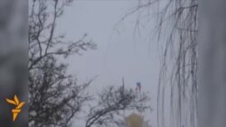 Парчами Русия дар бинои ҳукумати Қрим Парчами Русия дар бинои ҳукумати Қрим