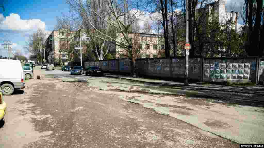 Вулиця Желєзнодорожна. Вид на дорогу 